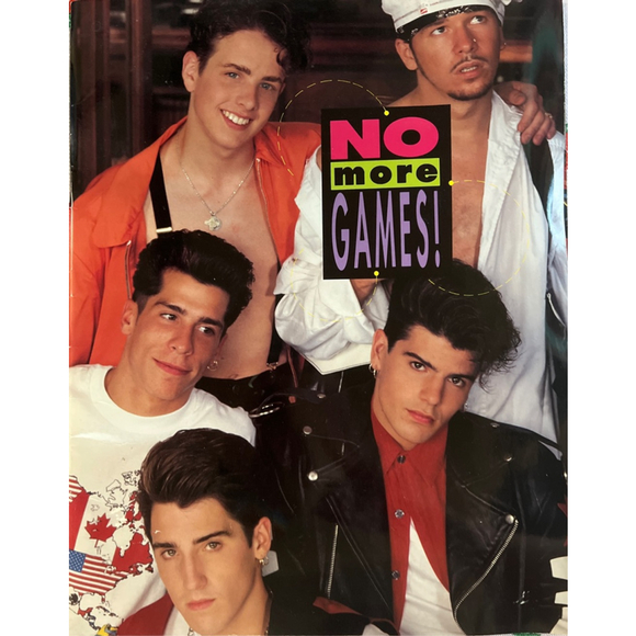 Unbranded Other - New Kids on the Block No More Games Summer Tour 1991 VIP Program